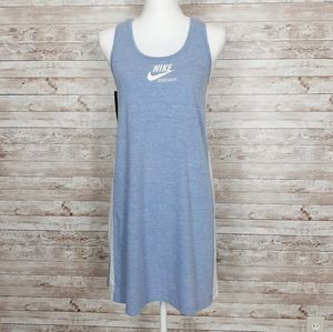 Nike Racerback Tank Dress Blue Gray 50